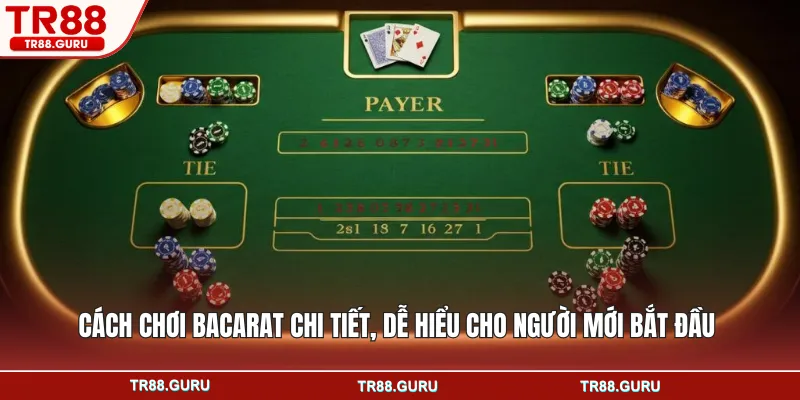 Cách chơi bacarat chi tiết, dễ hiểu cho người mới bắt đầu